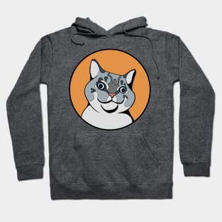 Dopey Cat - Funny Animal Design Hoodie